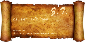 Zilzer Tímea névjegykártya